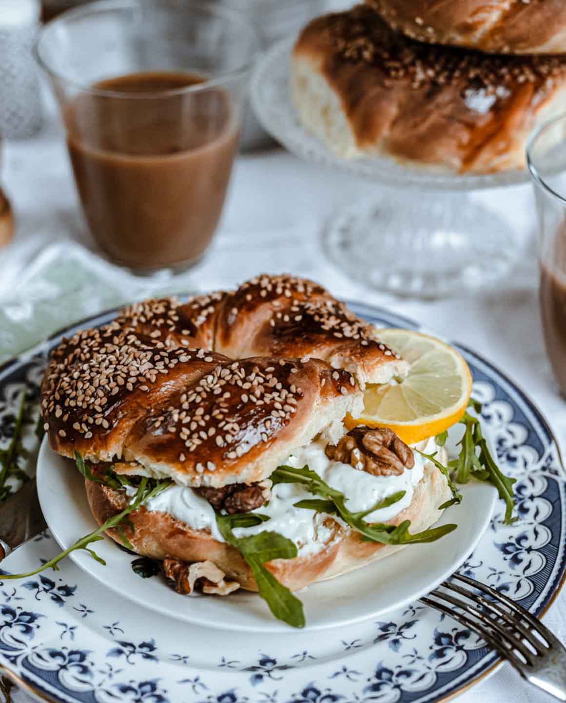 Easter Breakfast: Twisted Bagels with Masala Chai