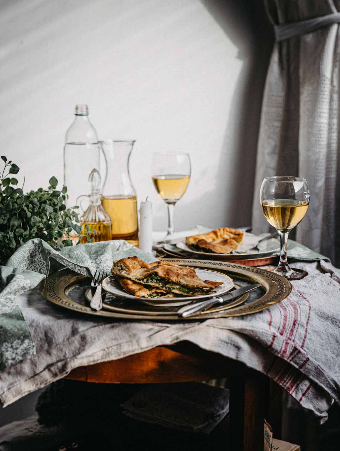 Soparnik, traaditional croatian chard pie, vegan